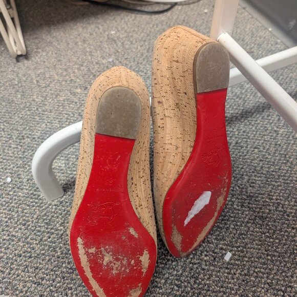 Christian Louboutin Cork Wedge - Picture 4 of 4